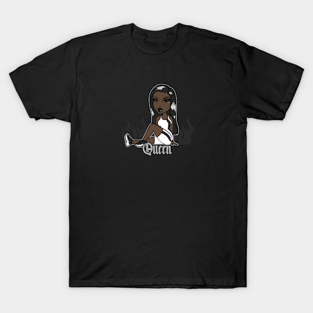 Queen Doll girl Black-Out v3.1 T-Shirt by Just In Tee Shirts